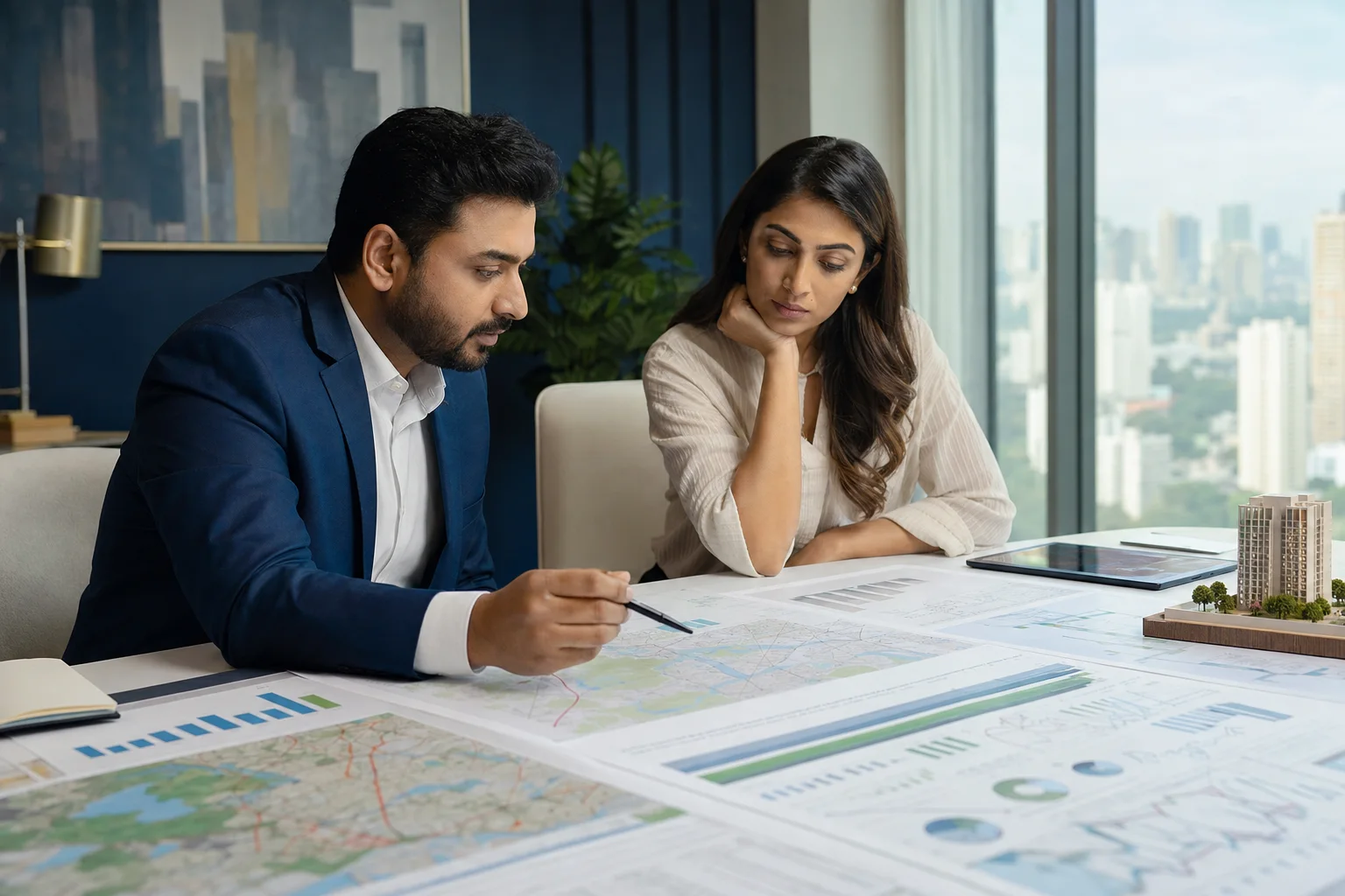 Investor comparing rental yield and capital appreciation