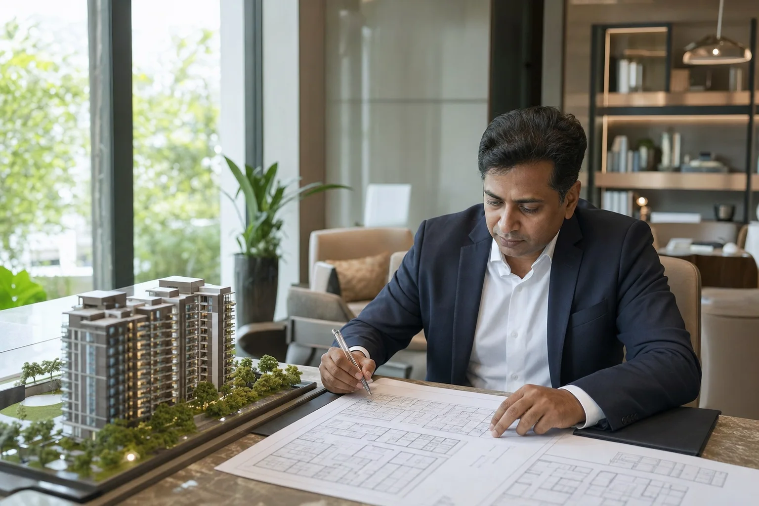 NRI owner managing an Indian property remotely
